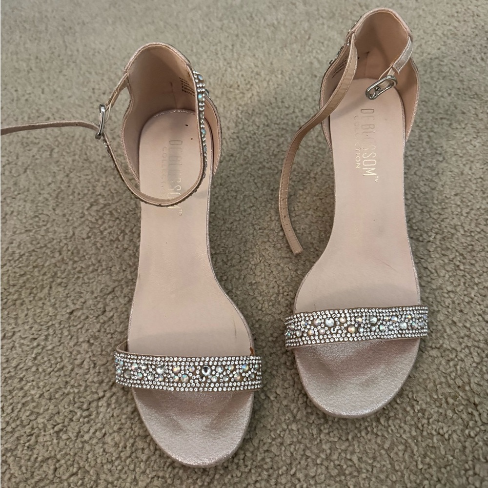 Women's Jeweled Ankle-Strap Sandals